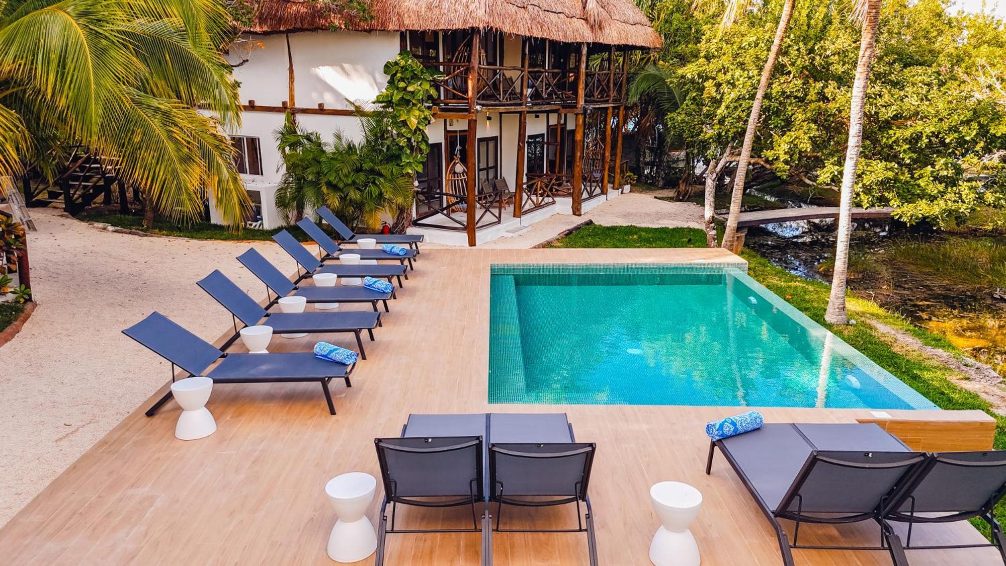 Azulea Bacalar Hotel & Spa - Lagoon Front (Adults Only) Extérieur photo